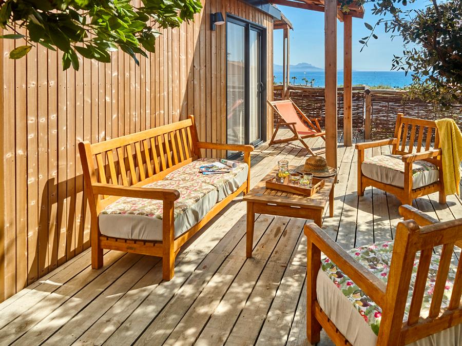 Mobilhome 8 personnes - Lodge Riviera 2 à 8 pers. clim. Plancha 3