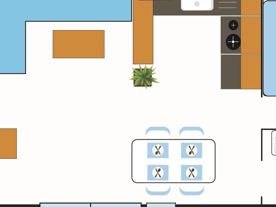 Mobilhome 4 personnes - 2 à 4 pers. 6