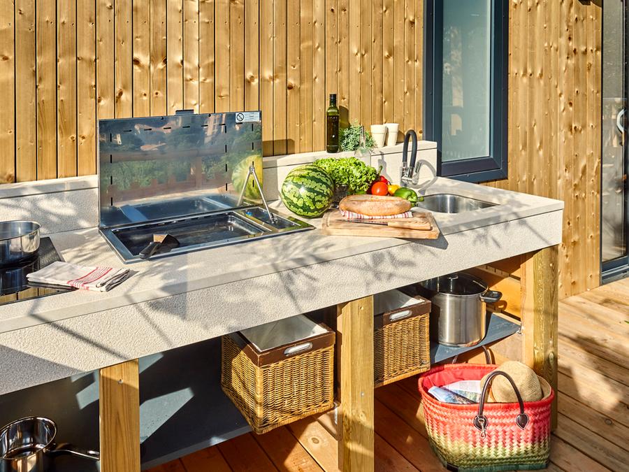 Mobilhome 6 personnes - Lodge Luxe Vue Panoramique 2 à 6 pers. clim. Plancha 8
