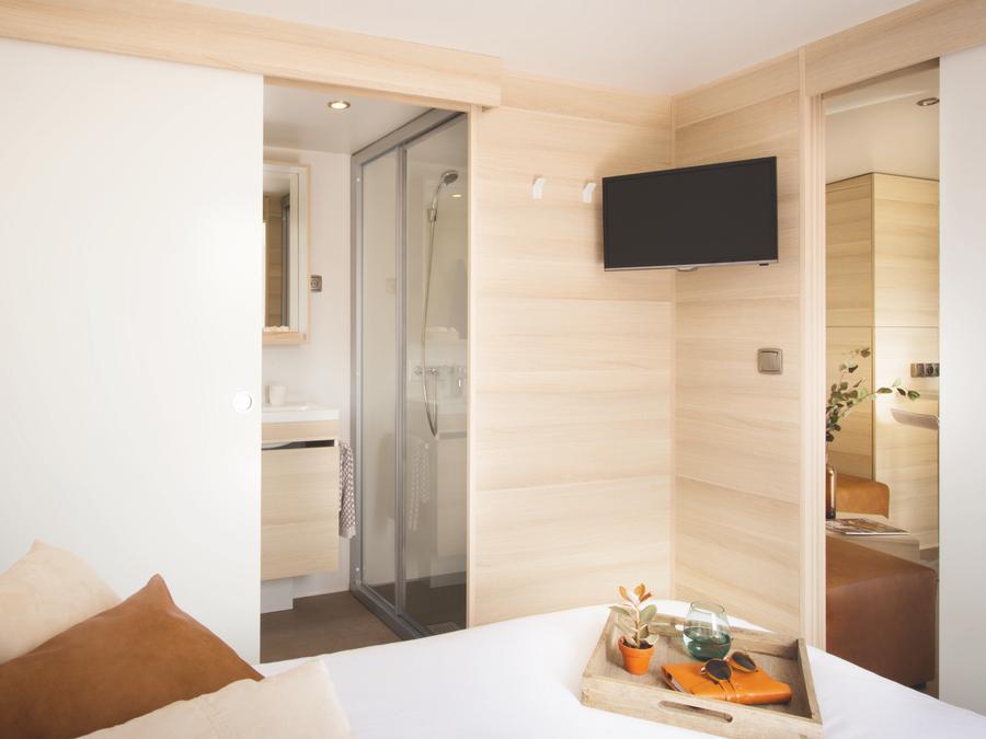 Mobilhome 4 personnes - Lodge 2 à 4 pers. clim. Plancha 14