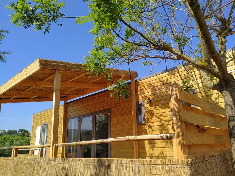 Mobilhome 4 personnes - Lodge 2 à 4 pers. clim. Plancha 11