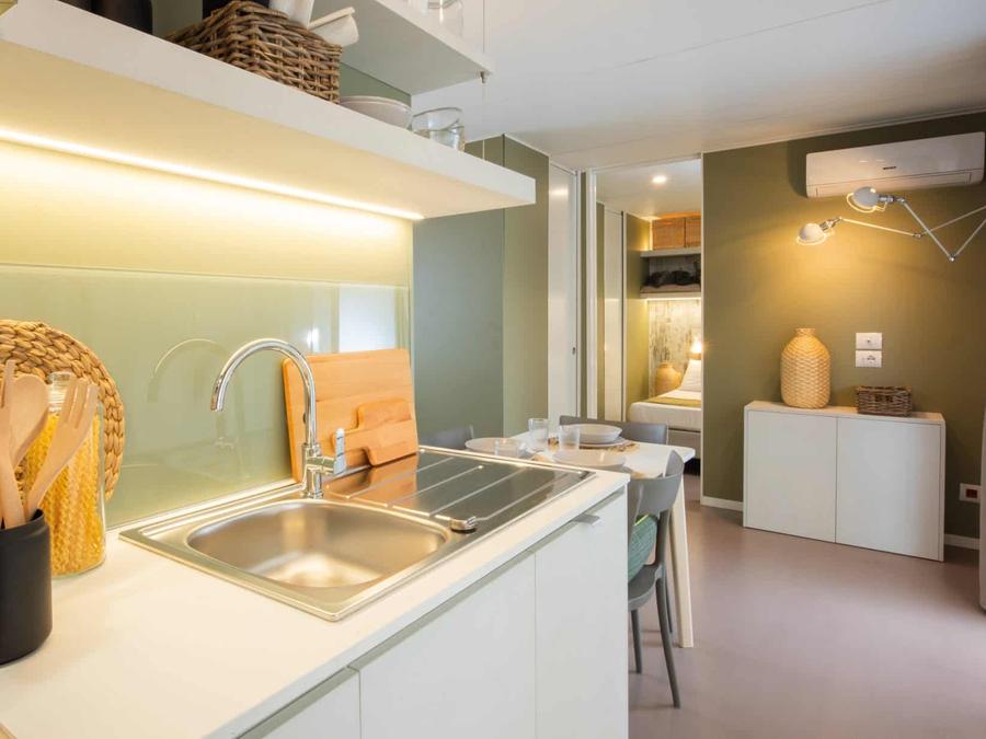 Mobilhome 4 personnes - Lodge 2 à 4 pers. Vue mer clim. Plancha 8