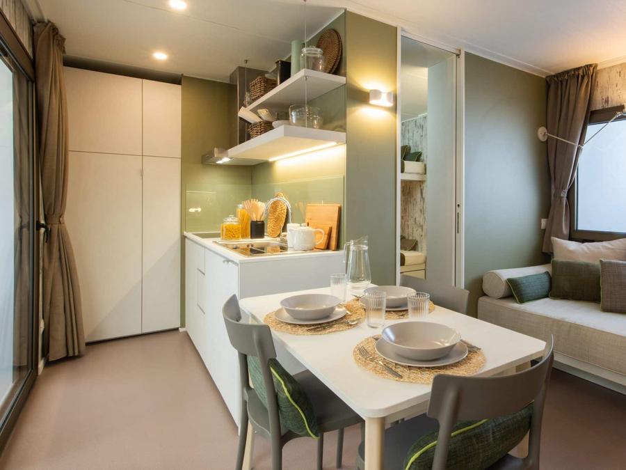 Mobilhome 4 personnes - Lodge 2 à 4 pers. Vue mer clim. Plancha 7