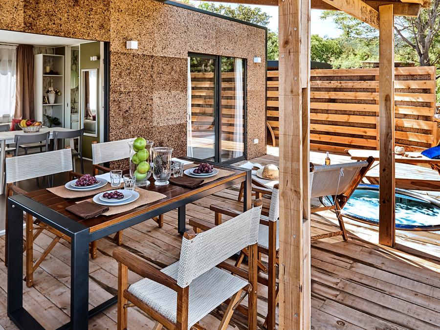 Mobilhome 4 personnes - Lodge 2 à 4 pers. Vue mer clim. Plancha 5