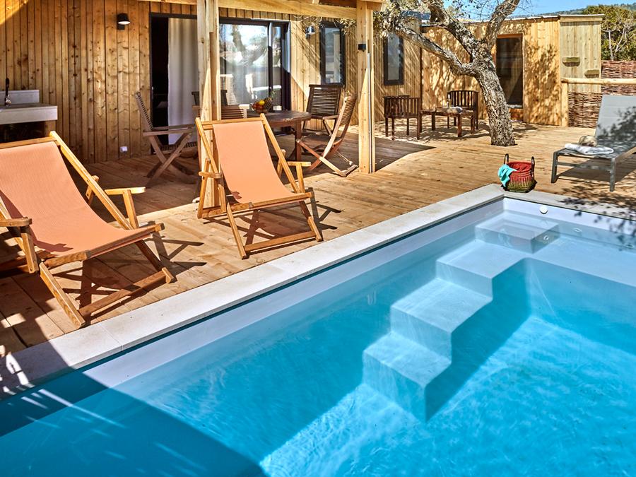Mobilhome 6 personnes - Lodge Luxe Riviera vue mer panoramique 0