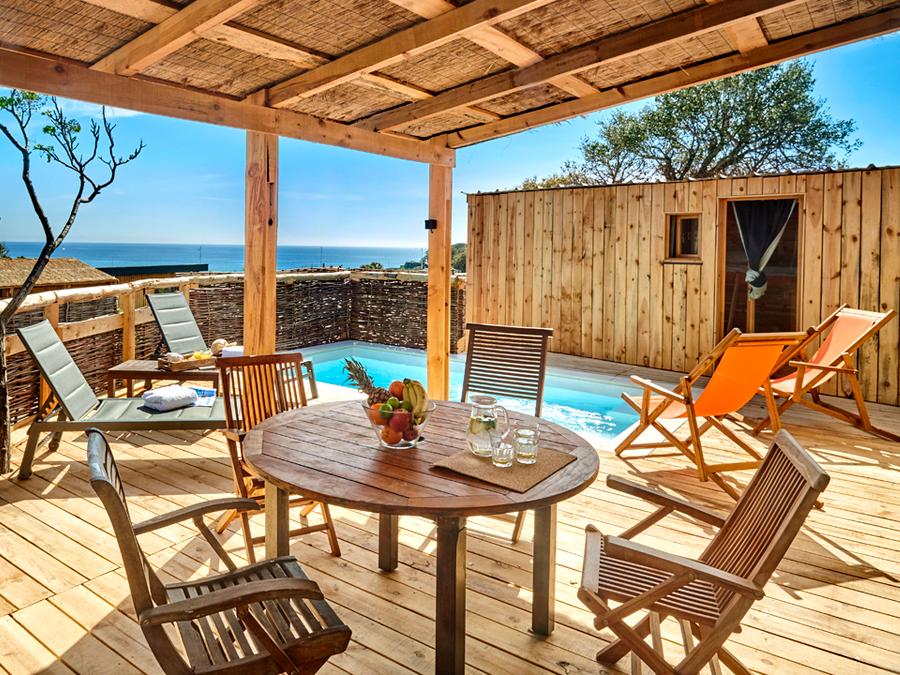 Mobilhome 6 personnes - Lodge Luxe Riviera vue mer panoramique 3