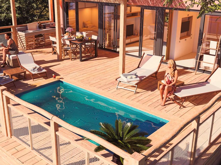 Lodge 5 personnes - Luxe Capri 1