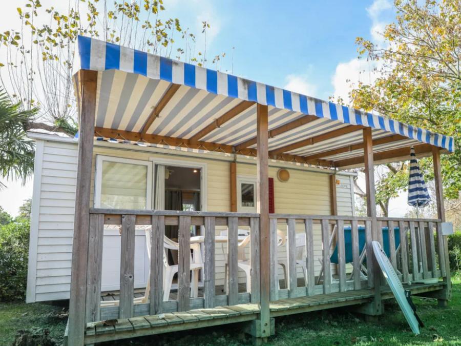 Mobilhome 4 personnes - Mobil-home Standard 16m² - 2 chambres, sans sanitaires + terrasse couverte 0