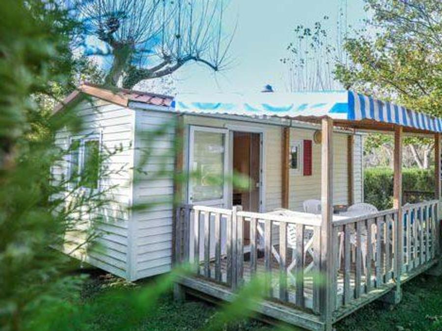 Mobilhome 4 personnes - Mobil-home Standard 16m² - 2 chambres, sans sanitaires + terrasse couverte 5