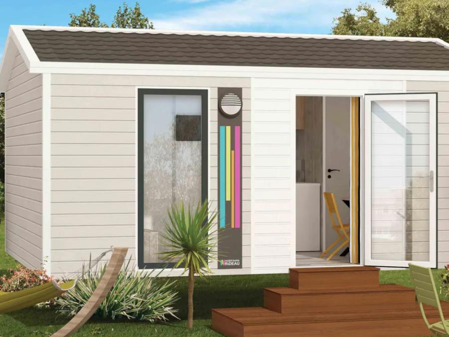 Mobilhome 2 personnes - Mobil-home Confort 20m² - 1 chambre + terrasse intégrée 0