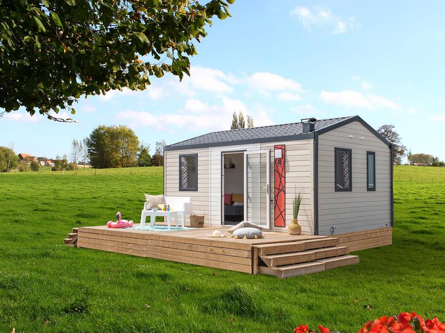 Mobilhome 2 personnes - Mobil-home Confort 20m² - 1 chambre + terrasse intégrée 4