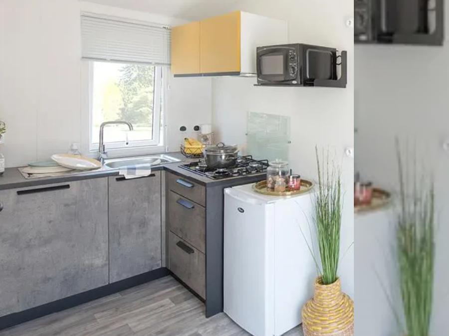 Mobilhome 2 personnes - Mobil-home Confort 20m² - 1 chambre + terrasse intégrée 1