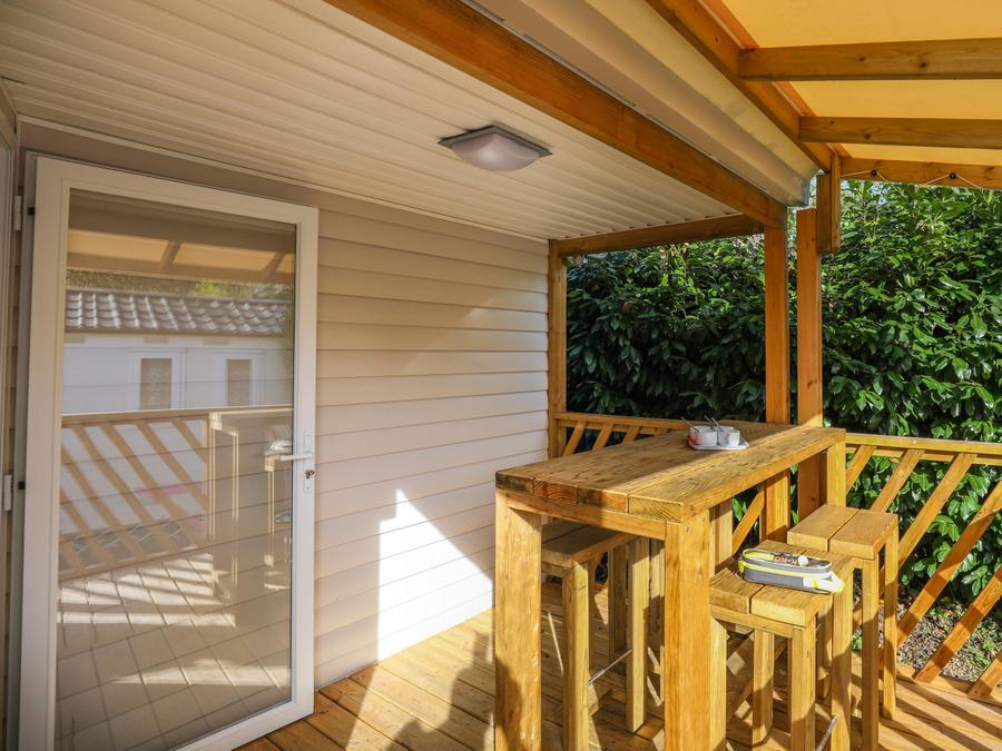 Mobilhome 4 personnes - Mobil-home Loggia Confort 30m² - 2 chambres + TV + terrasse 8