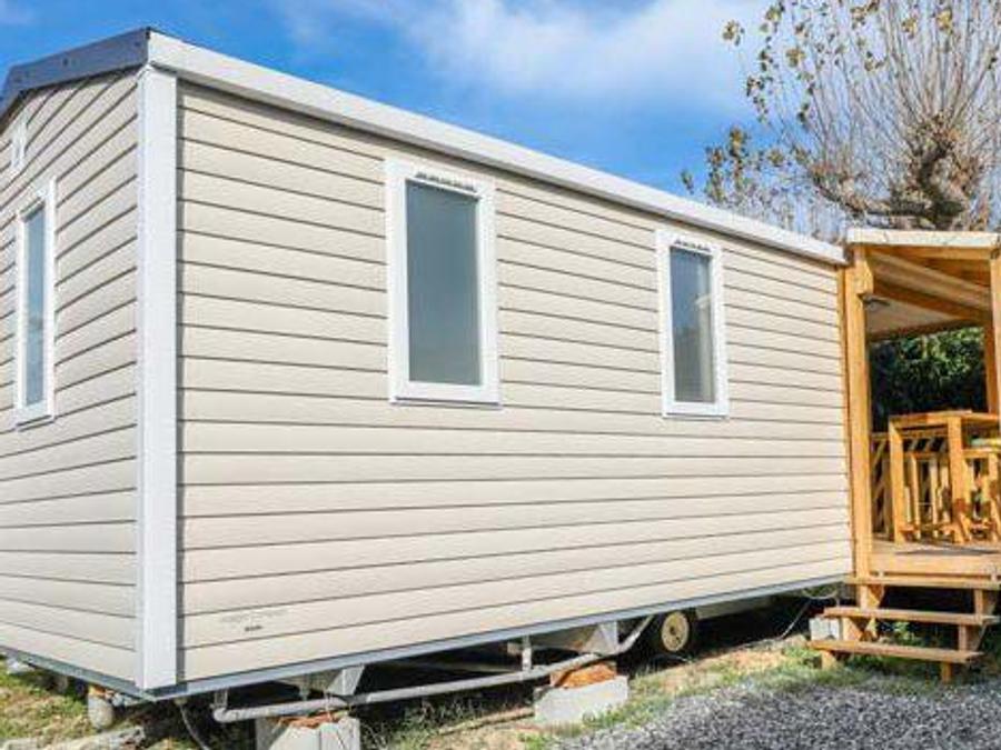 Mobilhome 4 personnes - Mobil-home Loggia Confort 30m² - 2 chambres + TV + terrasse 10