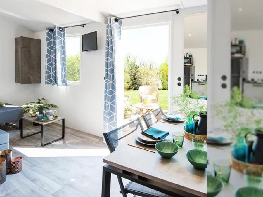 Mobilhome 5 personnes - Mobil-home Premium 30m² - 2 chambres + lave-vaisselle + terrasse 0