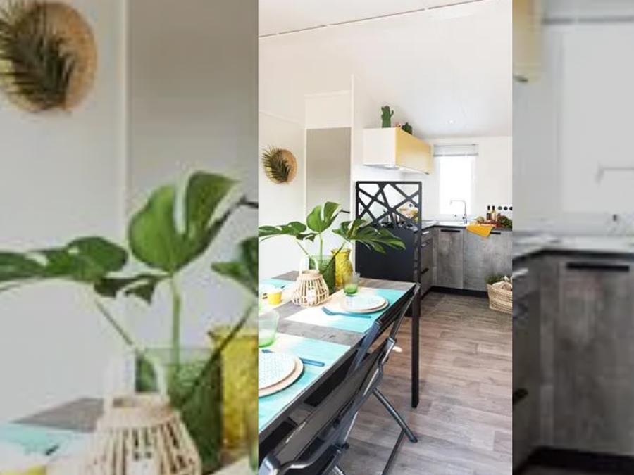 Mobilhome 5 personnes - Mobil-home Premium 30m² - 2 chambres + lave-vaisselle + terrasse 1