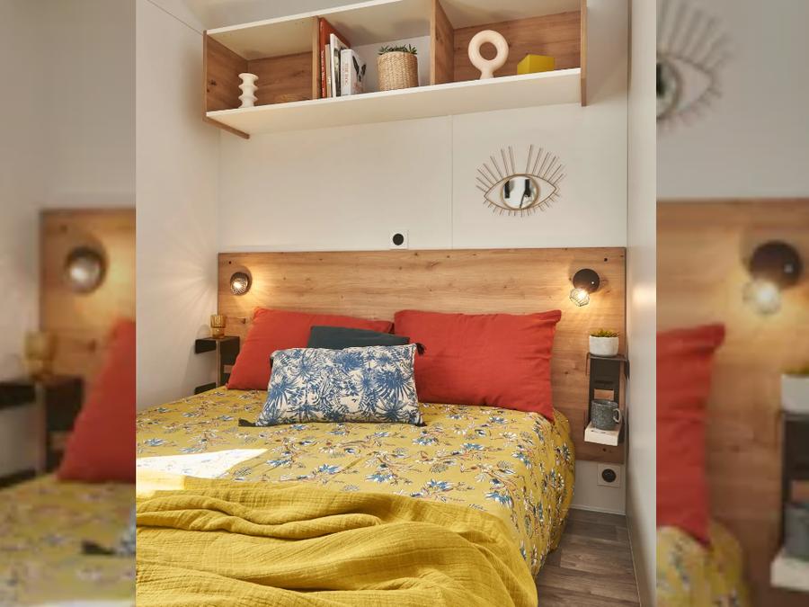 Mobilhome 4 personnes - NEW 2023// Mobil-Home Premium 27m² (2 chambres) + TV + LV + Terrasse couverte 1