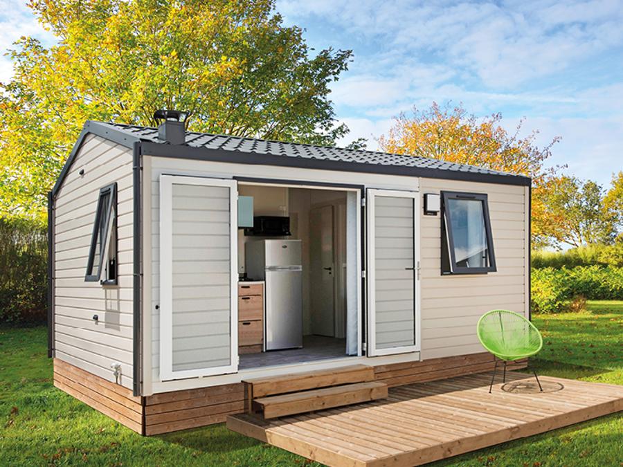Mobilhome 2 personnes - NEW 2023// Mobil-Home Premium 20m² (1 chambre) + TV + Terrasse couverte + LV 0