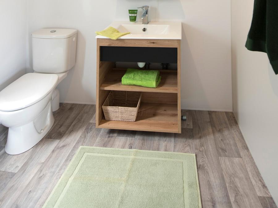 Mobilhome 2 personnes - NEW 2023// Mobil-Home Premium 20m² (1 chambre) + TV + Terrasse couverte + LV 8