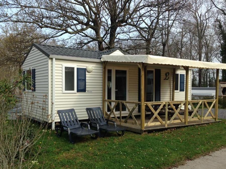 Mobilhome 5 personnes - Mobil-home Confort 32m² - 2 chambres + TV + terrasse couverte 5
