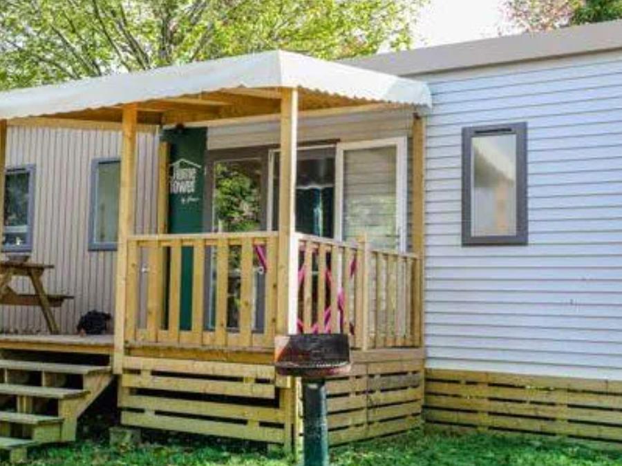 Mobilhome 6 personnes - Mobil-home Flower Premium 32m² - 3 chambres + lave vaisselle + TV + terrasse 0