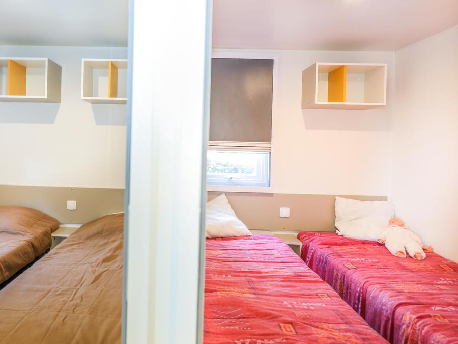 Mobilhome 6 personnes - Mobil-home Flower Premium 32m² - 3 chambres + lave vaisselle + TV + terrasse 5