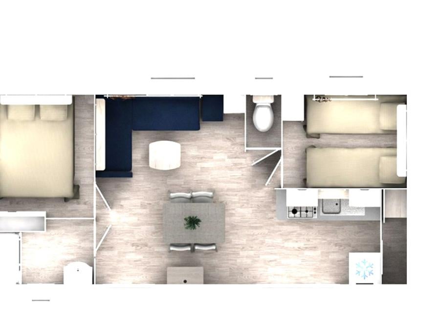 Mobilhome 4 personnes - Evolution 11