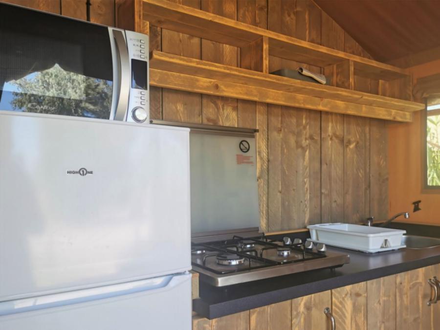 Tente en toile et en bois 4 personnes - LODGE SAFARI 3
