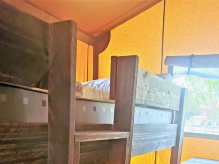 Tente en toile et en bois 4 personnes - LODGE SAFARI 9