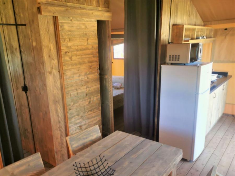 Tente en toile et en bois 4 personnes - LODGE SAFARI 2