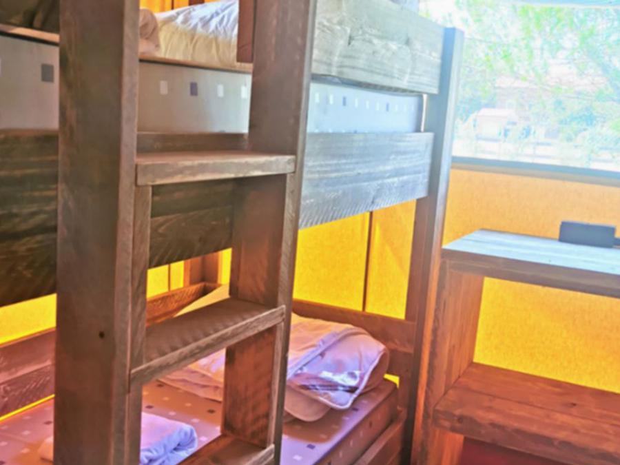 Tente en toile et en bois 4 personnes - LODGE SAFARI 7