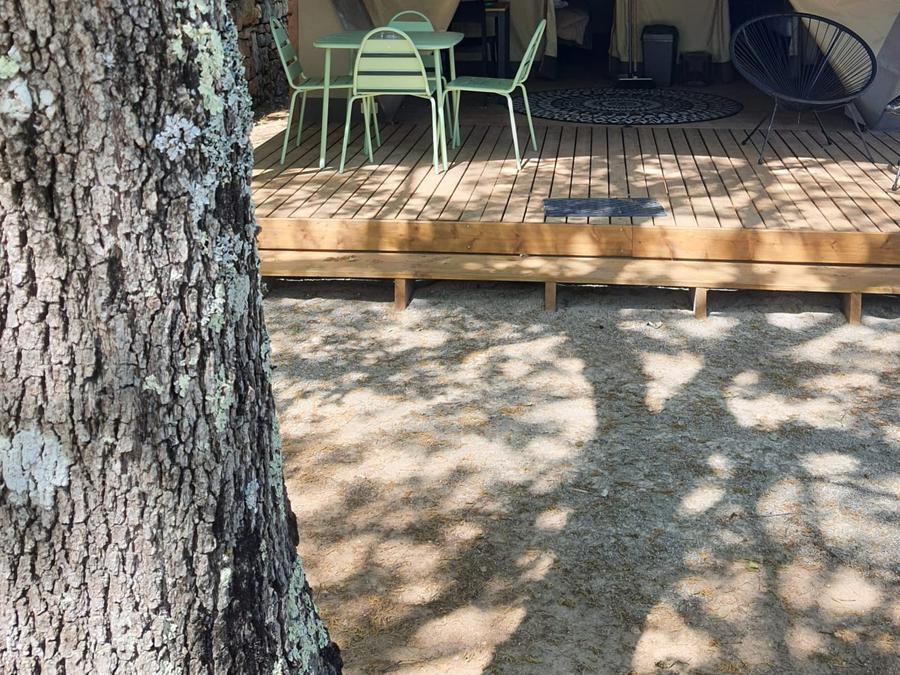 Tente en toile et en bois 4 personnes - Lodge Safari (Photos non contractuelles : en cours d'installation) 9