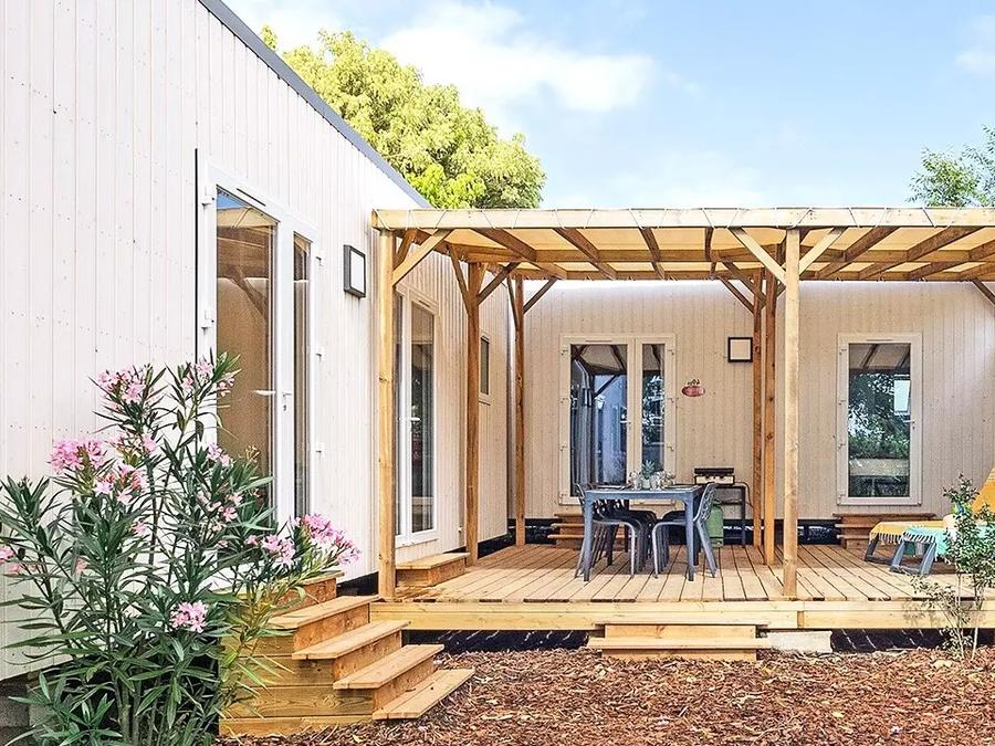Mobilhome 8 personnes - Cottage Ibardin 5 Pièces 8 Personnes Climatisé + TV 0