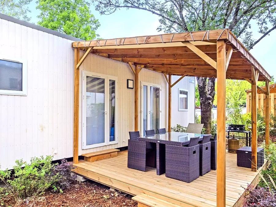 Mobilhome 6 personnes - Cottage Ilbarritz 4 Pièces 6 Personnes Climatisé + TV 9