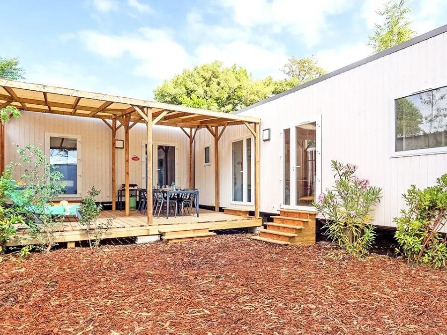 Mobilhome 10 personnes - Cottage Ibardin 6 Pièces 10 Personnes Climatisé + TV 1