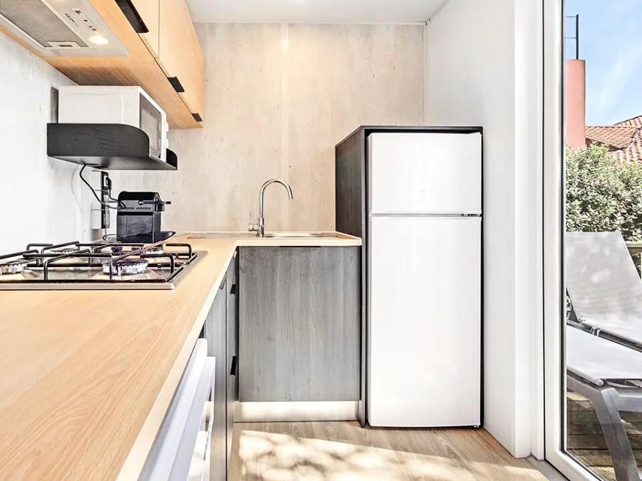 Mobilhome 10 personnes - Cottage Ibardin 6 Pièces 10 Personnes Climatisé + TV 10