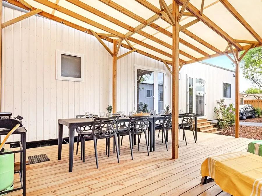 Mobilhome 10 personnes - Cottage Ibardin 6 Pièces 10 Personnes Climatisé + TV 0