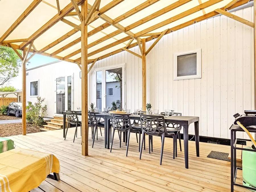 Mobilhome 8 personnes - Cottage Ibardin 5 Pièces 8 Personnes Climatisé + TV 0