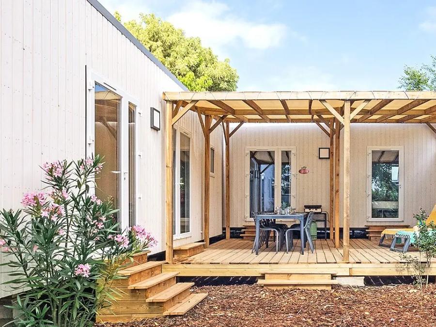 Mobilhome 8 personnes - Cottage Ibardin 5 Pièces 8 Personnes Climatisé + TV 1