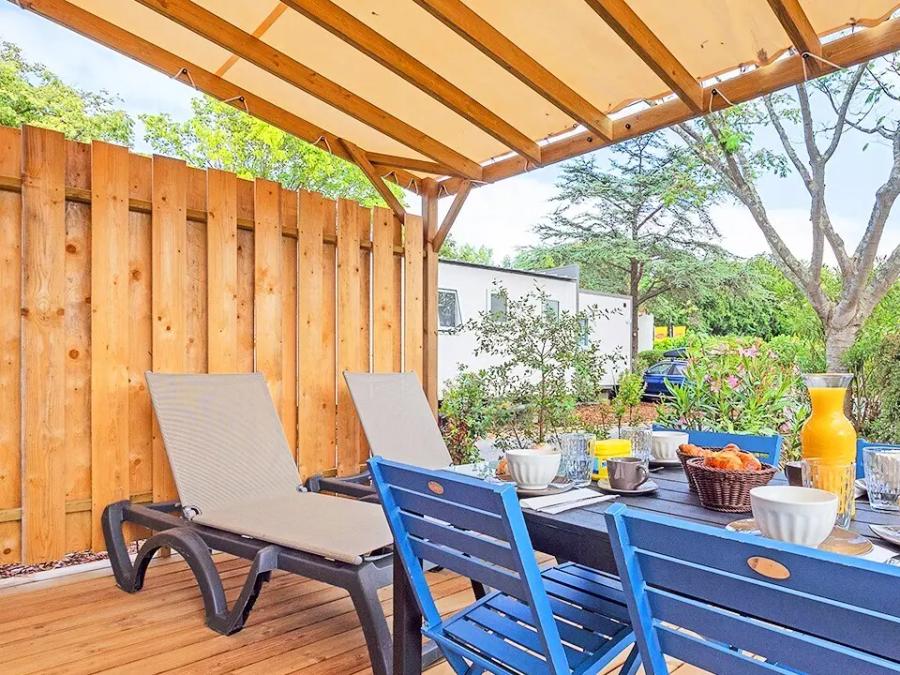 Mobilhome 4 personnes - Cottage Ilbarritz 3 Pièces 4 Personnes Climatisé + TV 2sdb 0