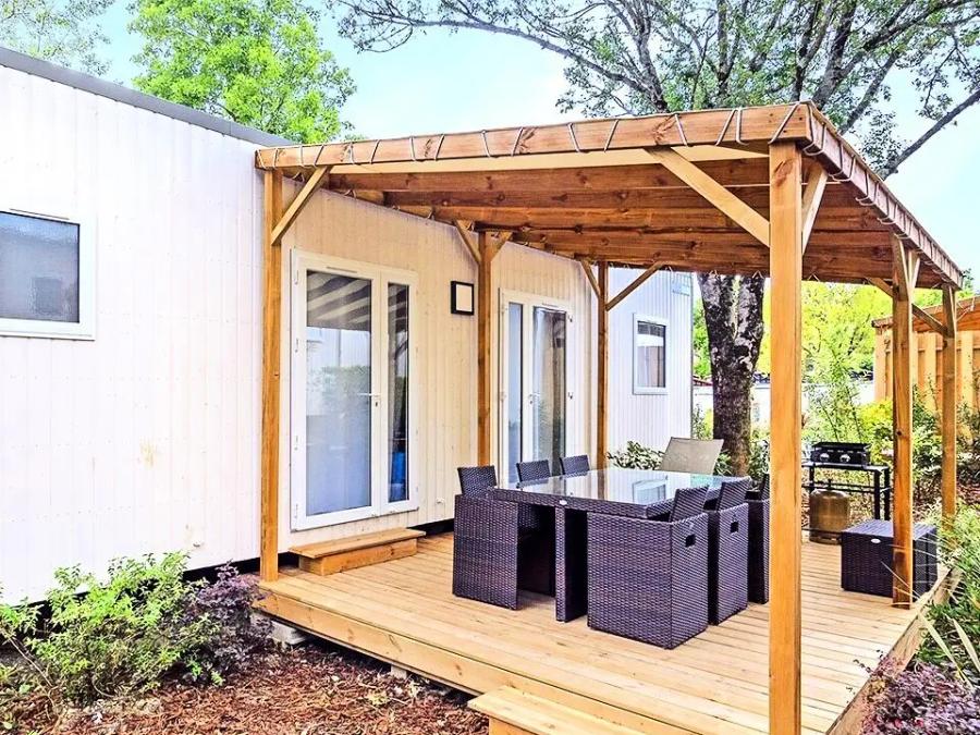 Mobilhome 6 personnes - Cottage Ilbarritz 4 Pièces 6 Personnes Climatisé + TV 2sdb 0