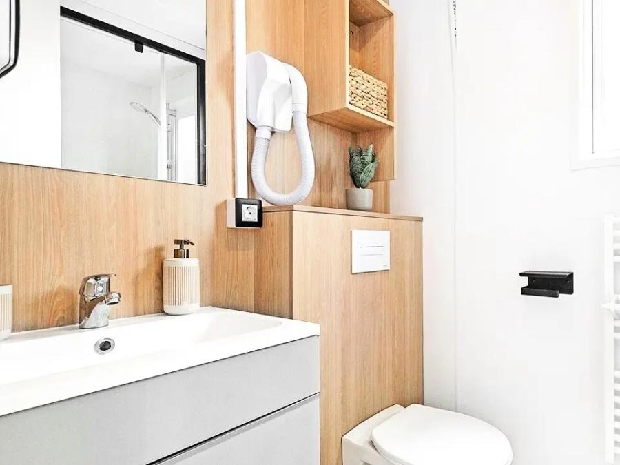 Mobilhome 6 personnes - Cottage Ilbarritz 4 Pièces 6 Personnes Climatisé + TV 2sdb 6