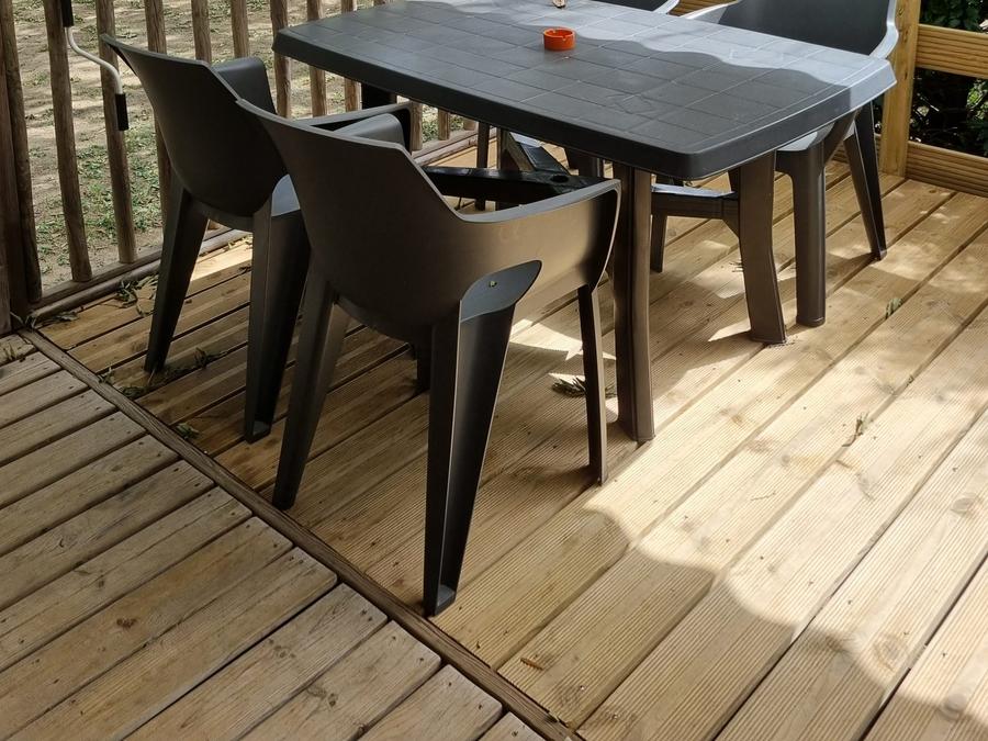 Mobilhome 4 personnes - Mobil home Cottage Bois Confort - 2 chambres - clim - 25m² 4