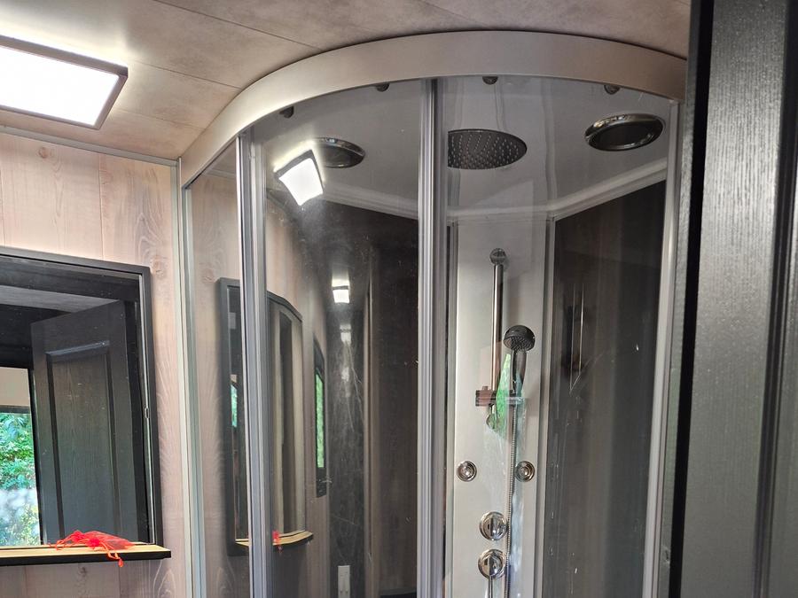 Tente en toile et en bois 3 personnes - Cabane bois Glamping sous toile saharienne 8