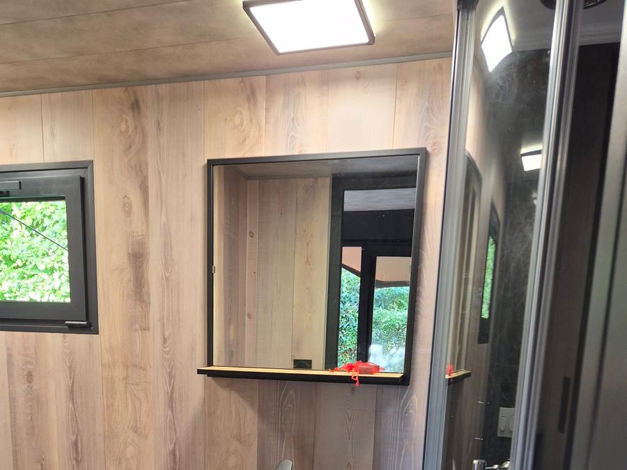 Tente en toile et en bois 3 personnes - Cabane bois Glamping sous toile saharienne 7