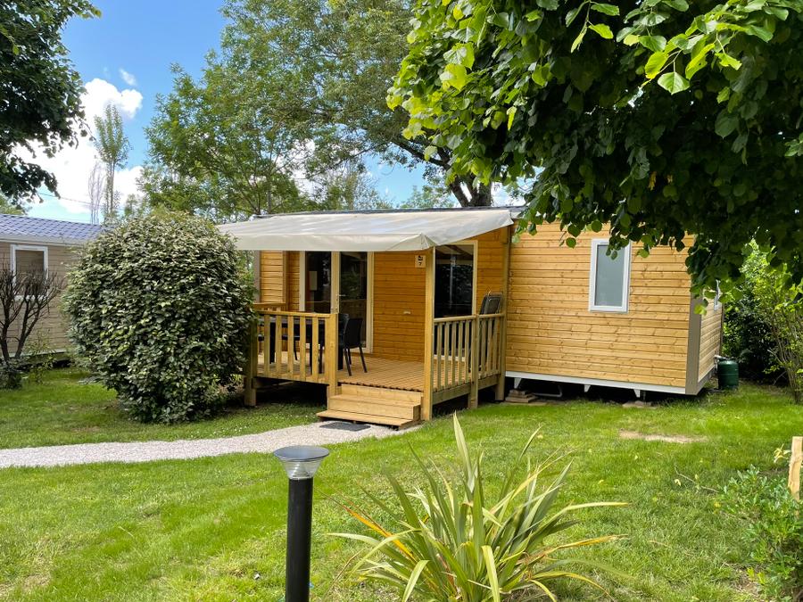 Mobilhome 4 personnes - Mobil-home Bois Confort 29m² - 2 chambres - Terrasse couverte - TV 0