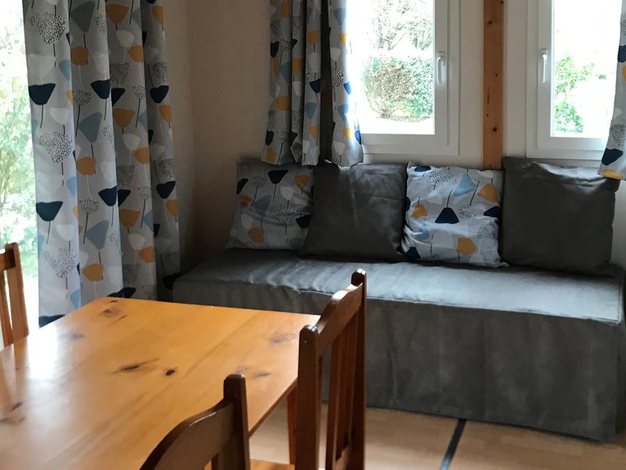 Mobilhome 6 personnes - Chalet Bois Premium 31m² - 2 chambres - Terrasse couverte - TV - LV - Climatisation 4