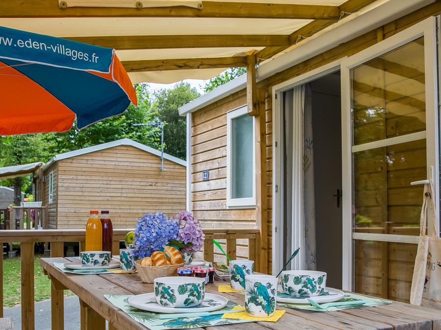 Mobilhome 7 personnes - Mobil-home Confort 3 chambres 1