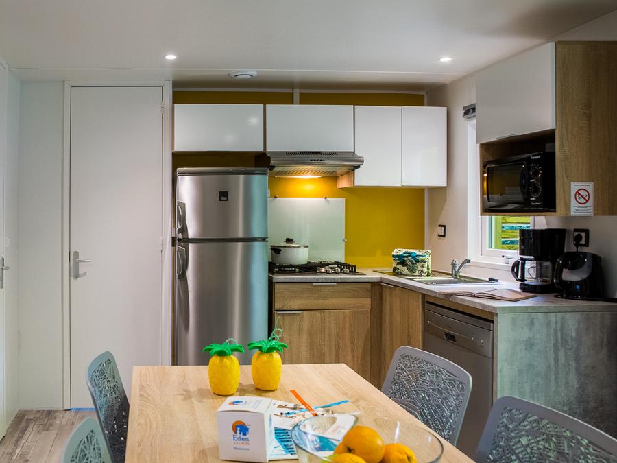 Mobilhome 4 personnes - Mobil-home Privilège 2 chambres Climatisé 2