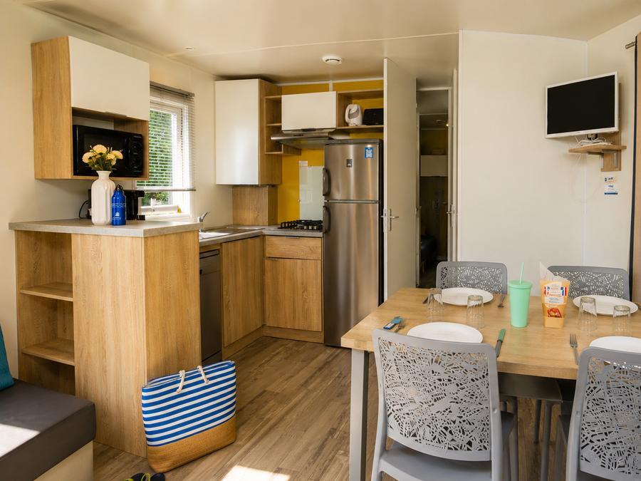 Mobilhome 6 personnes - Mobil-home Privilège 3 chambres Climatisé 3